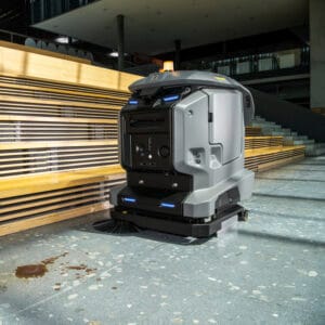 Lavadora e Secadora de Piso Kärcher KIRA B50 Robô de Limpeza Kärcher: Lavadora e Secadora de Pisos Autõnoma.