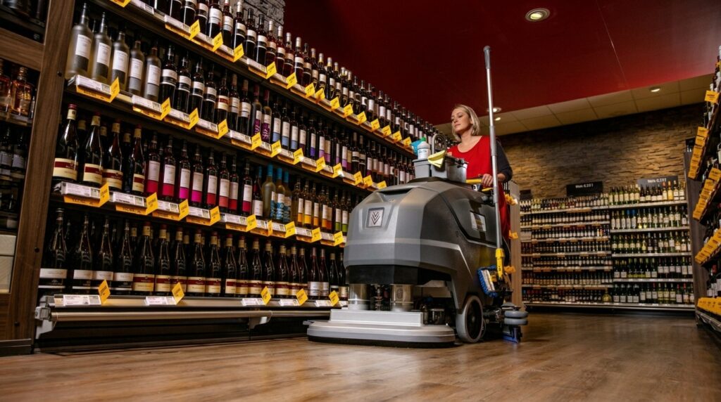 Varredeira Automática e Limpadora de Piso para Supermercados Kärcher